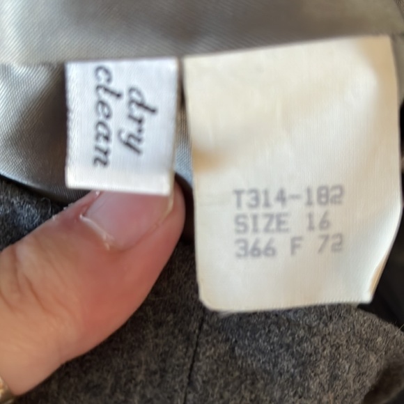 Vintage Pendleton Gray Wool Blazer Jacket Womens size  16 - Picture 8 of 8